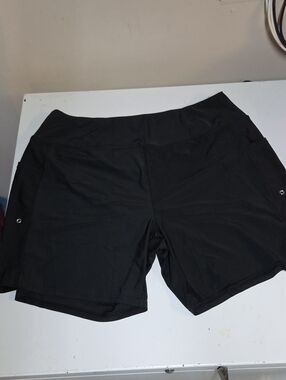 Swim Shorts Dibaolong Womens Black Performance Swim Pockets XXL 20W